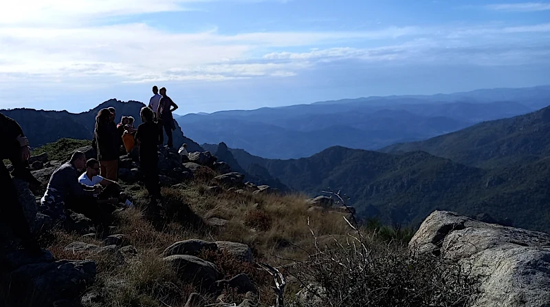 Vue du parc régional du Caroux
