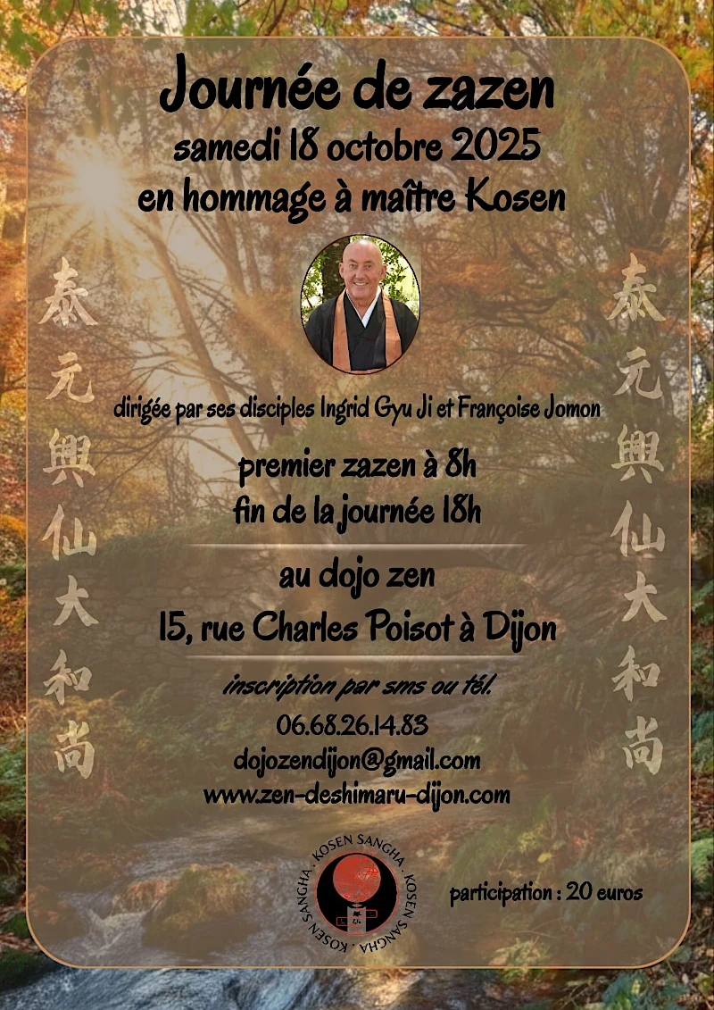 Hommage à maître Kosen