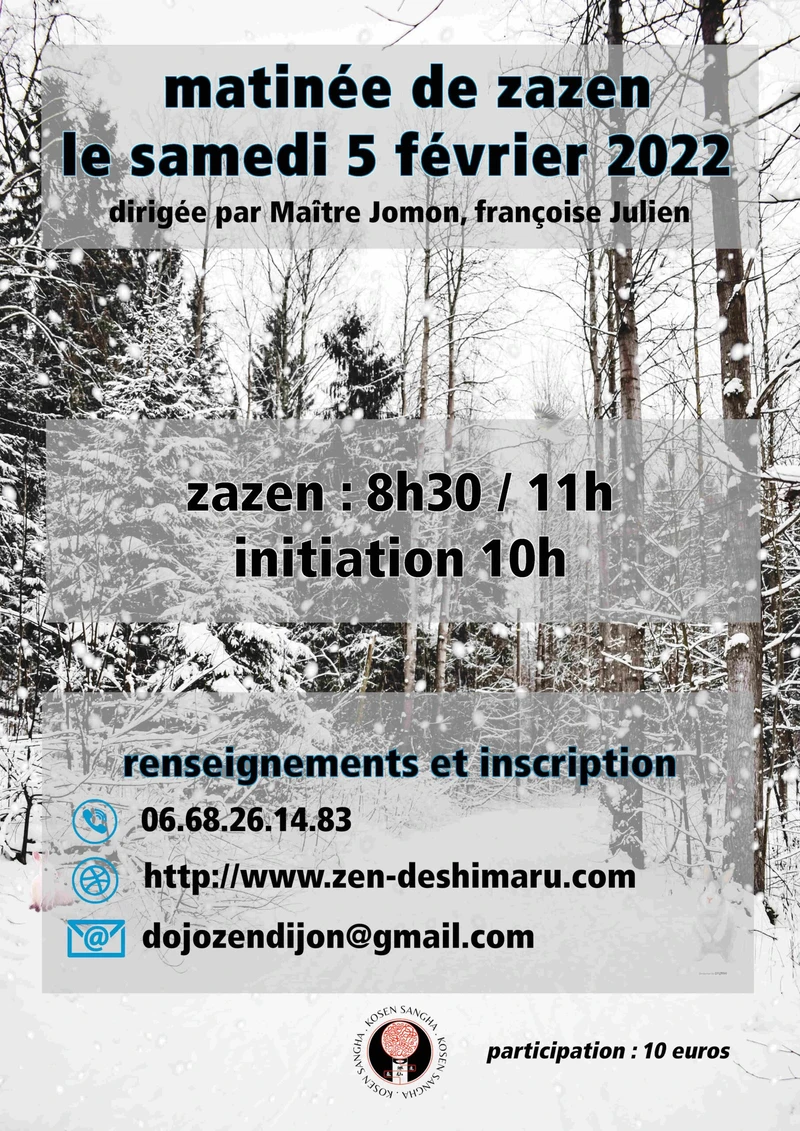 Matinée de zazen