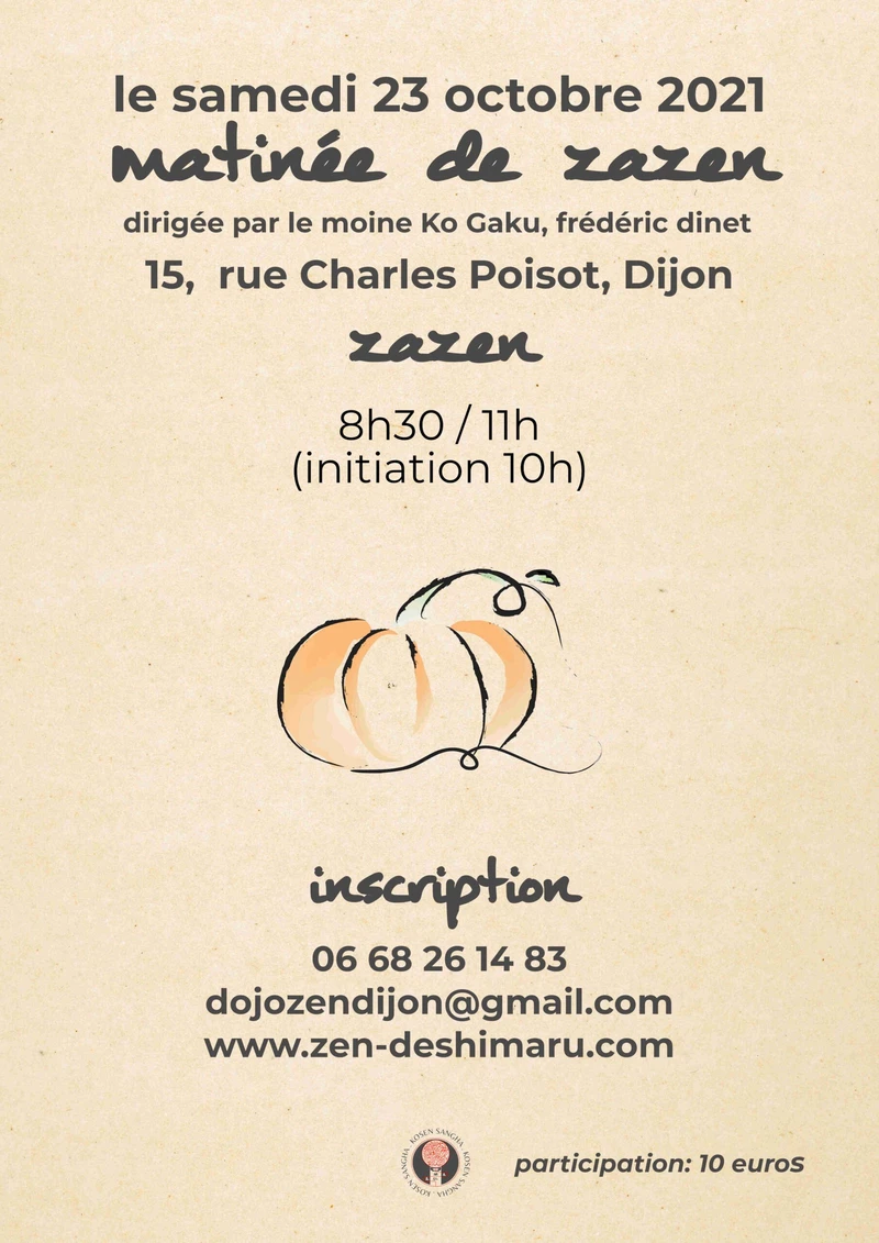 Matinée de zazen